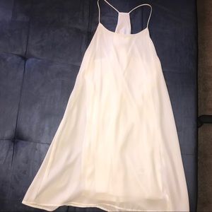 White tank summer dress